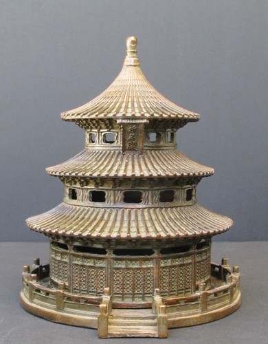 Pagode bronze chine - pagode, en