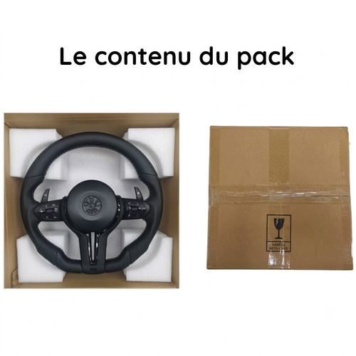 Volant bmw sport cuir et - cuir,