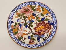 -PLAT ROND FAIENCE GIEN