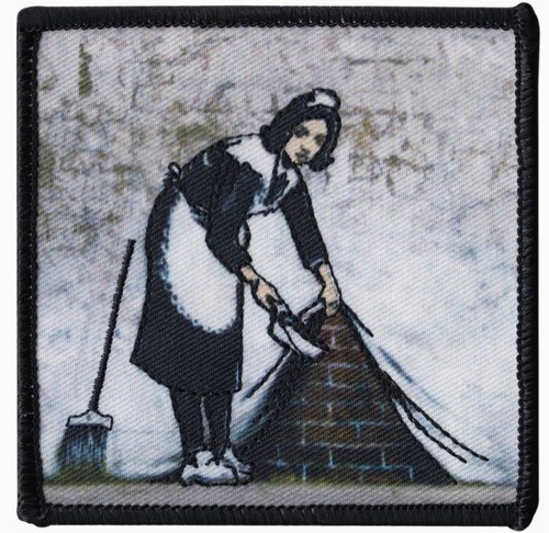 Ecusson officiel banksy - banksy, femme