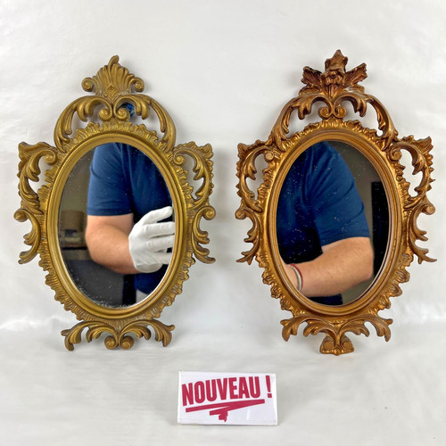 Miroirs baroque ovales - ➜2,