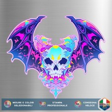 Autocollant PIPISTRELLO Fantasy Neon • Autocollant vinyle voiture moto casque...