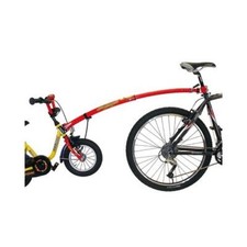 Barre de remorquage trail gator velo tandem rouge remorque pour velo enfant
