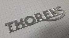 logo THORENS en Aluminium