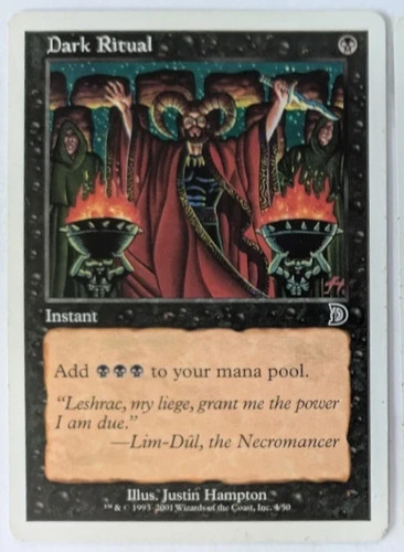 Mtg magic dark ritual - mtg,