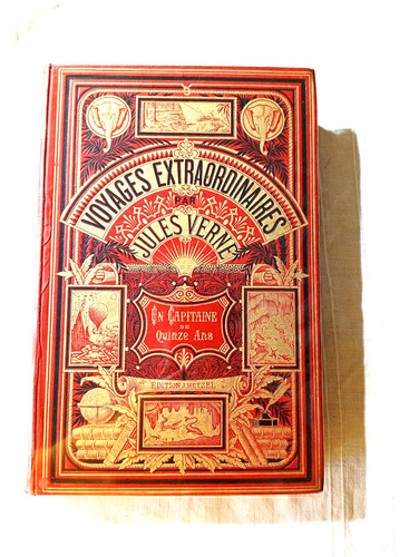 Cartonnage jules verne hetzel - jules,