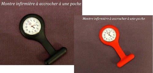 Montre silicone infirmière - montre,