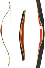 55'' Traditional Wood Recurve Bow Handmade Horse Bow 20-50LBS RH LH Outdoor Hunt