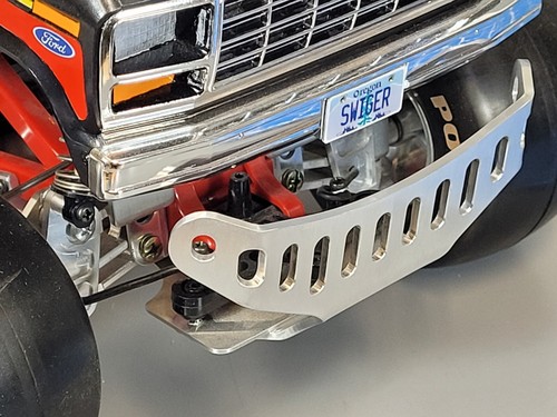 Aluminum front bumper tamiya - front,