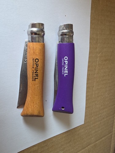 Lot couteaux opinel a - de,