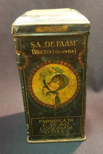 Ancienne boite tole litho - boite,