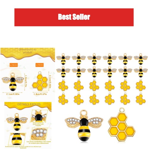 Prasacco breloques abeille - 24,