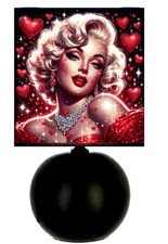 Lampe de chevet Noir en