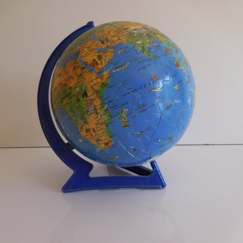 Puzzle globe mappemonde - globe,