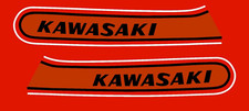 1974 KAWASAKI S3 -Tank Decal Set- Candy Red-KAWASAKI 400 S3 1974-Decals