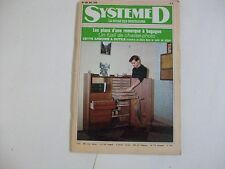 SYSTEME D N°292 MAI 1970 REMORQUE A BAGAGES FUSIL CHASSE PHOTO ARMOIRE A OUTILS