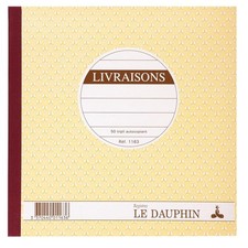 [1163D] LE DAUPHIN Manifold autocopiant 210X210 Livraisons 50 tripli - Avoine