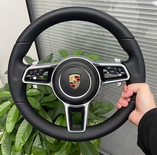 Volant porsche cuir perforé - volant,
