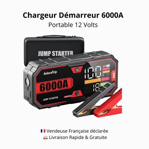 Booster batterie 12v - 12v, 6000a