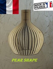 Lampe Lustre Pear shape en bois