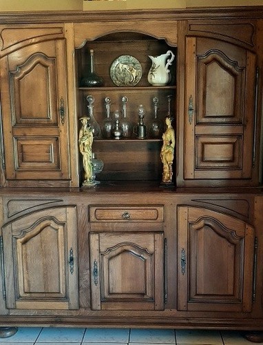Buffet deux corps chêne - buffet,