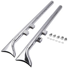 Chrome 36" Fishtail Slip-Ons