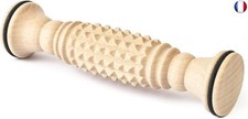 Tuuli Accessories Pied Masseur Massage Appareil Rouleau Bois 20 x 5 cm