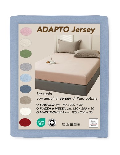 Draps housse jersey - jersey, adapto