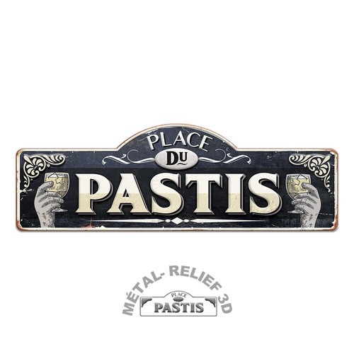 Plaque métal pastis - pastis,