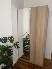 Armoire penderie Ikea PAX effet chêne blanchi
