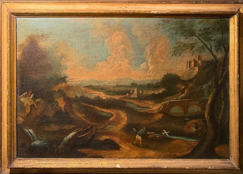 Peinture antique huile - peinture,
