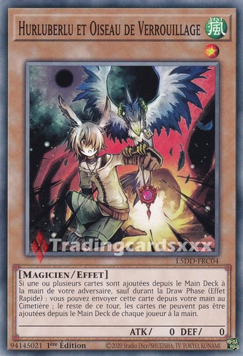 Hurluberlu et oiseau - yu-gi-oh!,