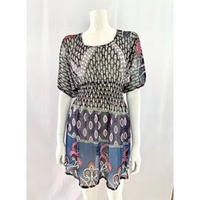 Mini robe bohème vintage