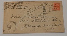 USS Petrof Bay (CVE 80) January 27 1945 censored airmail