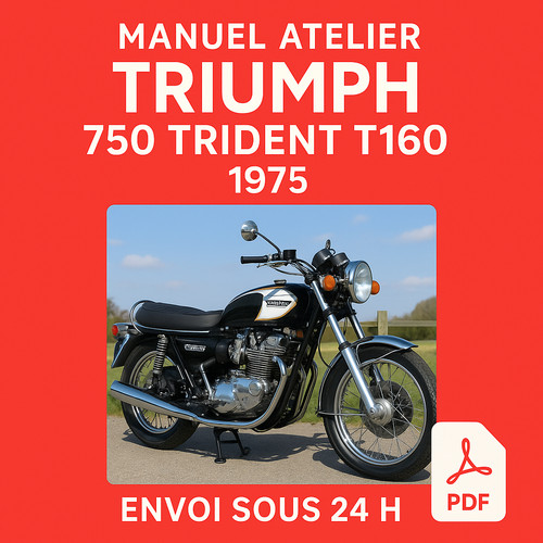 Manuel atelier triumph 750 - manuel,