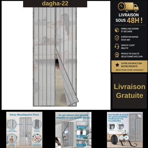 Moustiquaire porte sekey 90 - moustiquaire,