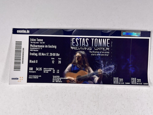 Estas tonne concert ticket - concert,