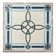 Table Mosaïques Marbre Blanc