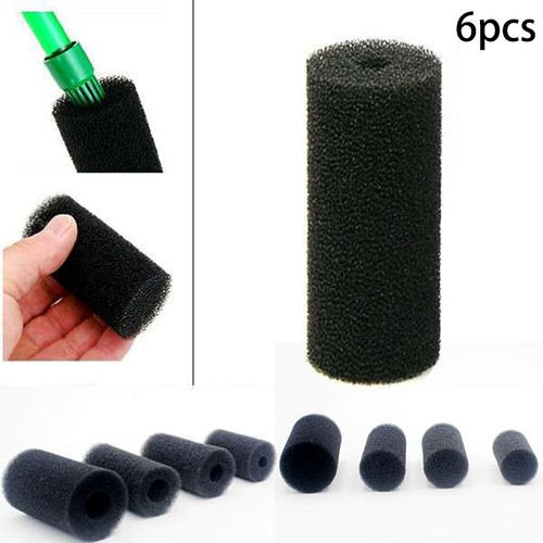 Noir filtre 6pcs aquarium - 6pcs,