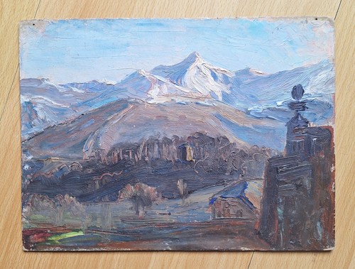 Peinture biface marcel - peinture,