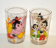 Lot de 2 ancien verre à