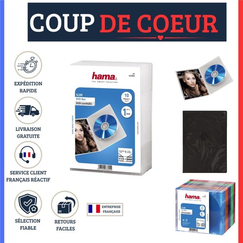 Hama boîtier dvd blu ray - hama,