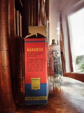 Vintage Antique Radio Tube with Original Box, Untested, Sold in Retro Condition "