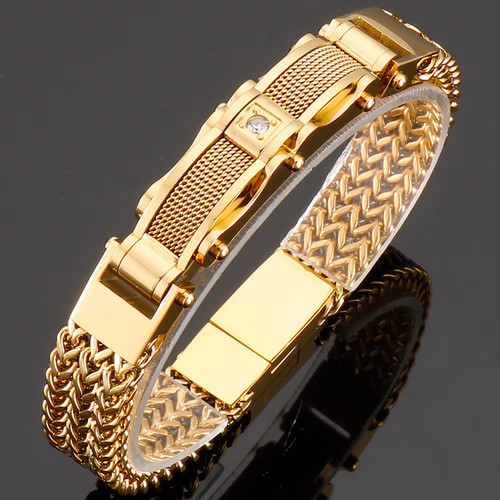 Bracelet luxe acier - bracelet,