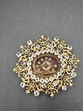 Reliquaire 19ème En Laiton