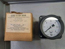 Manomètre Industriel 0-6 Bars. PROTAIS  VIGIL Marine Nationale .INOX 