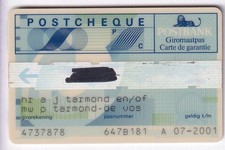 CARTE / CARD  BANQUE BANK