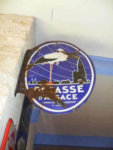 Plaque emaillee ancienne - emaillee,