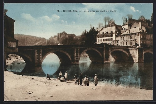 Cpa bouillon semois au - bouillon,, la