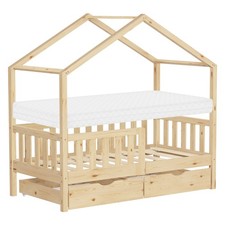 Lit cabane enfant en bois